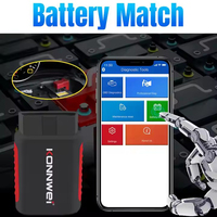 KDIAG KONNWEI Factory - Scanner de diagnostic universel OBD II toutes fonctions pour mobile avec analyseur de moteur Bluetooth et application Kdiag