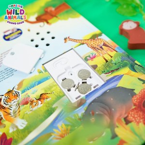 Tableau électronique imprimé personnalisé <span class=keywords><strong>Livre</strong></span> de son <span class=keywords><strong>Livre</strong></span> sonore Amazing <span class=keywords><strong>Wild</strong></span> Animals Sound Book - Product Image 4