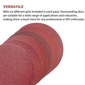 Özelleştirilmiş 8 inç 200mm PSA 8000 Grit zımpara alüminyum oksit zımpara diskleri parlatma araba Metal için yuvarlak kum kağıt tutuyor - Product Image 4