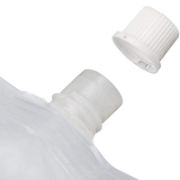 Sacs à bec transparents en plastique, 50 pièces, brassage à froid, café yaourt, emballage de liquide, pochette support avec bec
