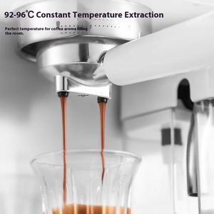 Cafetera Italiana Doméstica con Pantalla Táctil, Espumador de Leche de un Toque Golden Cup, Portátil para Oficina y Cafetería - Product Image 4