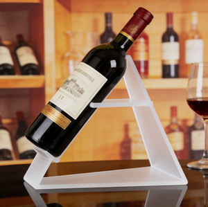Exhibidor de Botellas de Vino de Acrílico Ligero Personalizado, Portátil para una Exhibición Elegante en Hoteles, <span class=keywords><strong>Bodegas</strong></span> y Salas de Degustación - Product Image 1