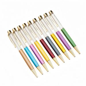 Stylo bille en métal, nouveauté, promotion commerciale, création DIY, design de stylo vide en cristal, personnalisation du logo - Product Image 2