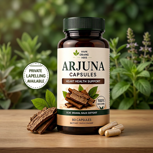 <b>Your</b> Brand Here Arjuna Capsules 60 Count Heart Skin Brightening Immune Digestive Health Pure Bark Extract Natural <b>Supplement</b> - Product Image 1