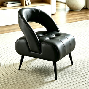 Sillón reclinable con ruedas, taburete de sofá elegante para adultos para uso doméstico en sala de estar, taburete bajo con ruedas, <span class=keywords><strong>banco</strong></span> para cambiar zapatos, pequeño - Product Image 4