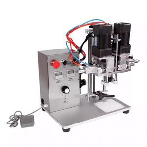 Máquina prensadora semiautomática de tapado de tornillo y dosificación de líquido de botella - Product Image 5