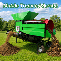 Crible rotatif à tambour 9300 kg, garantie 1 an, pour le traitement de l'or, du sol, du compost, du sable, du gravier et des agrégats