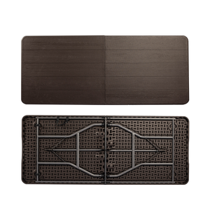 Tavolo pieghevole semplice in plastica <span class=keywords><strong>con</strong></span> motivo in legno e panca per birra <span class=keywords><strong>con</strong></span> sedia - Product Image 6