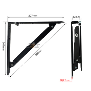 Support pliable en forme de Triangle <span class=keywords><strong>pour</strong></span> caravane, accessoires de caravane, extension de <span class=keywords><strong>table</strong></span>, pièces détachées - Product Image 2