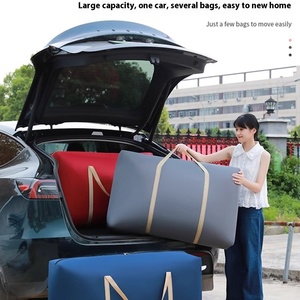 Túi di chuyển dung tích lớn Lưu trữ chăn và quần áo Du lịch Túi xách giải quyết vấn đề chống bụi Chống ẩm Thiết kế vải hiện đại - Product Image 2