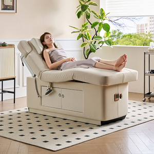 Camilla de Masaje Eléctrica de Lujo para Spa y Salón de Belleza, Silla Médica de Podología, Cama Estética para Tratamientos Faciales y Pestañas - Product Image 1