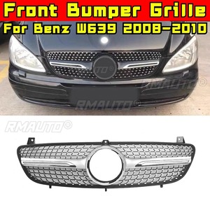 <b>Car</b> Bumper Grill <b>Decorative</b> Strips Racing Grille Body Kit Front Bumper Grill For Mercedes Benz W639 2008-2010 Exterior Part - Product Image 2