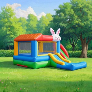 Petit parc gonflable personnalisé Combo Bouncer pour enfants avec parcours du combattant de château gonflable de dessin animé de toboggan par un fournisseur du Bangladesh - Product Image 2
