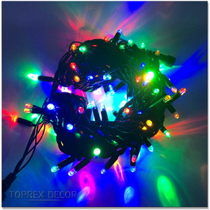 PVC Fairy <strong>Lights</strong> Fwhite Black White Rubber Led String 200m Outdoor Exterior House Christmas Holiday Party Decorative Landscape - Product Image 2