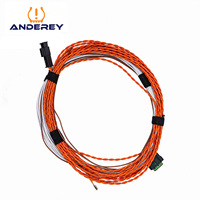 ANDEREY Auto TPMS Kit 4M0907273B Modul Kontrol Tekanan Ban Dengan Sensor & Kabel Harness Pengganti untuk Platform Audi MQB