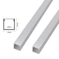 Perfil de Aluminio LED 1212 Plateado Serie 6000 Anodizado Sistema de Iluminación Lineal de Oficina de Alta Calidad