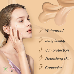 Cobertura impermeable original de 69 colores para piel grasa Suero Base facial Base líquida Base - Product Image 2