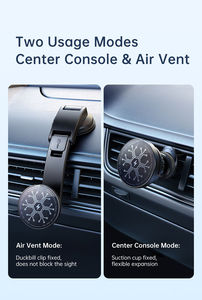 Sarafox B9X 2 in 1 In-Car 15W Magnetic <b>Wireless</b> Charger Mobile Phone Cooling Fan Radiator Cooler Air Vent & Holder Phone - Product Image 6