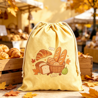 Pochette à cordon en toile personnalisée avec motif de dessin animé, écologique, réutilisable, anti-poussière, pour emballages de mariage, cadeaux de fête, souvenirs