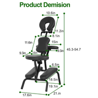 Table de massage commerciale en cuir véritable pliable multifonctionnelle pour salon, école ou usage domestique – Vente directe usine