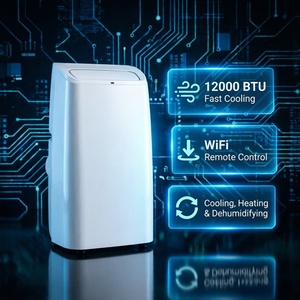 Climatiseur portable 12000 BTU avec chauffage et déshumidificateur, climatiseur mobile 3-en-1 pour la maison, le bureau et l'hôtel - Product Image 2