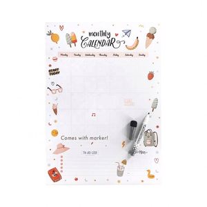 Planificador Semanal y Mensual Magnético de Pizarra Blanca Borrable, Calendario Magnético Adhesivo - Product Image 2