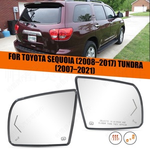 Rétroviseur latéral de voiture Wolf Lake pour Toyota 2007-21, gauche et droit, verre de remplacement avec fonction chauffante, argenté - Product Image 3