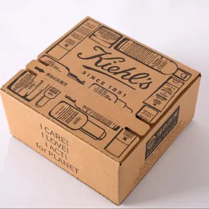 Nuova scatola di strappo riciclabile ondulata stampata con Logo personalizzato a buon mercato per l'imballaggio regalo