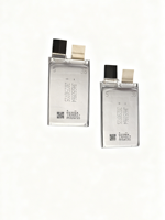 Cellule de batterie au lithium 3,7 V, capacité 1300 mAh, taux de décharge 120C, compatible avec les voitures RC, les drones FPV et les modèles.