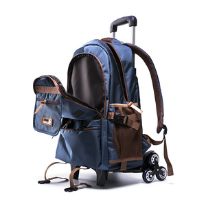 Custom OEM Student <b>Kids</b> School <b>Backpack</b> Detachable Trolley School Bag for 4-6 Grade Middle Student - Product Image 4
