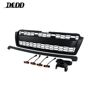 Calandre avant noire, accessoire automobile de voiture, Grille avant avec phares adapté pour land cruiser <span class=keywords><strong>Prado</strong></span> 2010 — 2014 - Product Image 2