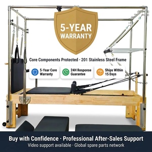 Cama de fitness de alta calidad en oferta: Reformer de madera de roble con torre CC, modelo CC de alta calidad - Product Image 4