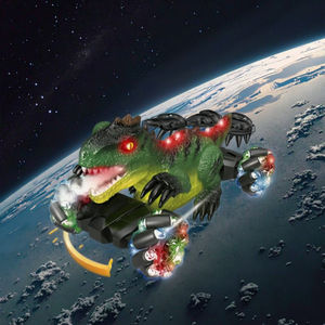 Voiture télécommandée Twist Dinosaur Spray - Véhicule télécommandé (Multi-mouvements/Spray à une touche) + Musique (Boîte à fenêtre) - Product Image 1