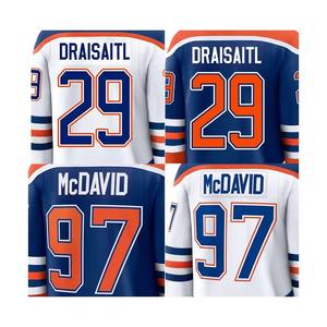 Maillot de hockey sur glace pour jeunes personnalisé de club européen Service OEM Uniforme sportif de sublimation en polyester épais avec logo brodé - Product Image 1