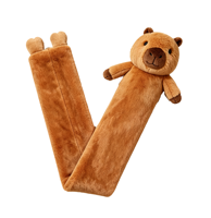 Bouillotte longue 2L très populaire pour la taille et les épaules avec housse en peluche Capybara