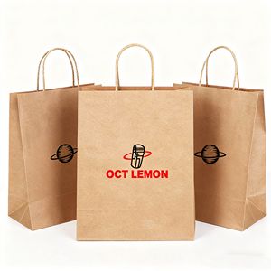 Cundao Vente en gros de sacs d'emballage alimentaire en papier kraft refermables avec logo personnalisé, résistants à l'humidité, pour boulangerie, café, thé au lait - Product Image 4