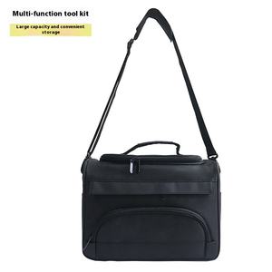 Sac à outils multifonctionnel en polyester écologique, vente en gros d'usine, sac de beauté, sac de maquillage, sac de tatouage, fermeture, kit de coiffure, sac de barbier - Product Image 4