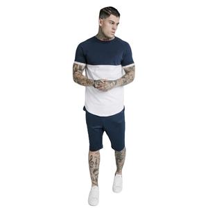 Vêtements personnalisés pour hommes Deux chemises et shorts pour hommes design de gym ensembles jumeaux personnalisés vente en gros - Product Image 3