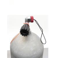 Capuchon anti-poussière pour valve de bouteille de plongée en aluminium 5/8-14 NPS BCD Sidemount Backmount Protection de valve de cylindre