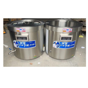 Caldera de sopa redonda grande industrial personalizada, olla de cocina grande de acero inoxidable a gas para 100/230/300 <span class=keywords><strong>litros</strong></span> - Product Image 3
