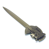 Égypte OEM Ouvre-enveloppe Ouvre-lettre Ouvre-lettre Souvenirs de voyage Cadeaux en alliage de zinc antique couleur bronze métal ouvre-lettre personnalisé
