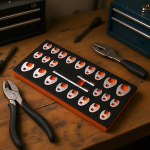 Juego de llaves de boca de 24 piezas Vevor de 3/8 pulgadas, SAE 10-22 mm, métricas, de acero, para reparaciones de bricolaje. - Product Image 2