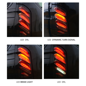 ไฟท้าย LED สำหรับ Mercedes-Benz Vito (2016-2023) |   ไฟท้ายเบรคหลังแบบใสใหม่ - Product Image 5