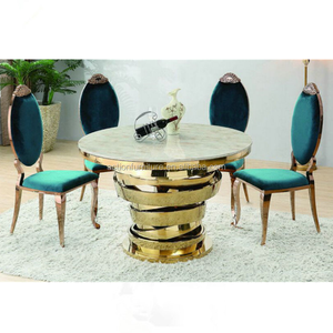 Mobili matrimonio Del Partito di Evento Utilizzato Moderna In Acciaio Inox Tondo di <span class=keywords><strong>Marmo</strong></span> di Vetro Top Tabella di Cerimonia Nuziale Della Torta <span class=keywords><strong>Tavolo</strong></span> del Salotto <span class=keywords><strong>Tavolo</strong></span> - Product Image 6