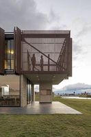 Lamelles verticales architecturales en aluminium co-extrudé, aspect bois, durables, imperméables, pour extérieur, installation rapide, toutes tailles disponibles