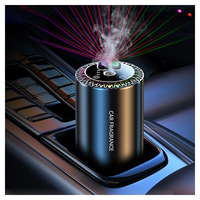 Diffuseur d'huiles essentielles portable sans eau et humidificateur électrique pour voiture et usage domestique, design de plafond en forme d'étoile à trois couleurs