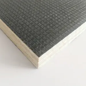 建筑模板酚醛胶木黑色指缝芯胶合板再生混凝土模板覆膜胶合板