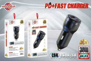 WISDOMUP Caricabatterie per Auto CC-13 30W PD Ricarica Rapida USB Tipo A 12-24V - Product Image 3