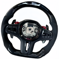 Volant sport personnalisé avec LED Alcantara carbone pour BMW G11 G12 G21 G20 G31 G30 G87 G80 G90 G01 G05 G06 X3 X4 M6 M5