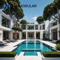 Hoteles Prefabricados de Lujo Personalizados, Casas Modulares con Estructura de Acero y Revestimiento de Aluminio, Dormitorio, Baño, Oficina, Directo de Fábrica, Llave en Mano